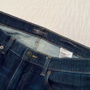 PREMIUM DENIM dark wash skinny jeans